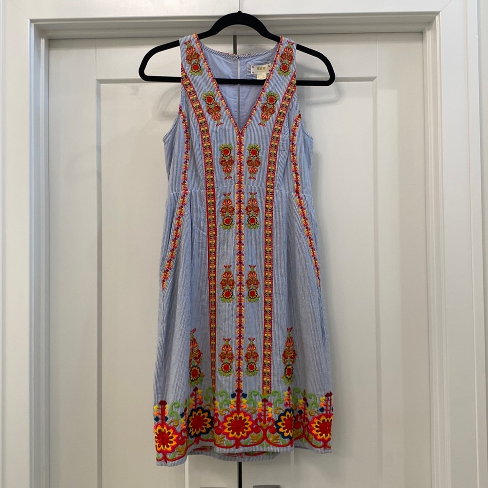 Maeve by Anthropologie Embroidered Dress